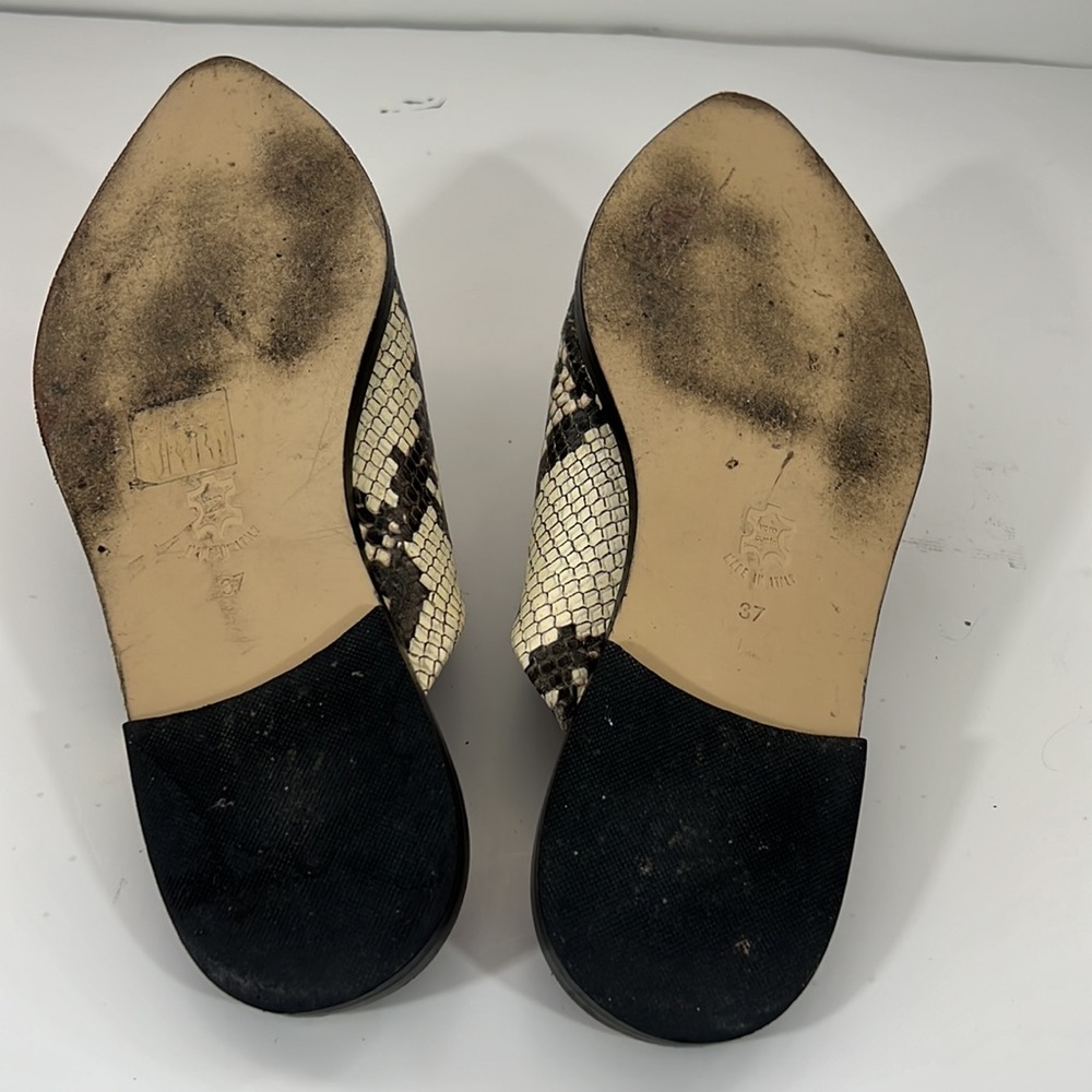 ATP atelier Snakeskin leather made in Italy mules - Picture 8 of 10